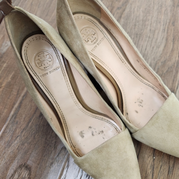 TORY BURCH suede ankle strap heels - Picture 6 of 9
